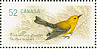 Prothonotary Warbler Protonotaria citrea  2008 Endangered species 4v sheet