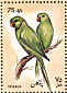 Rose-ringed Parakeet Psittacula krameri  1985 Birds  MS