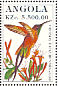 Crimson Topaz Topaza pella  1996 Birds Sheet