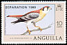 American Kestrel Falco sparverius  1980 Overprint SEPARATION 1980 on 1977.01, 1978.01, 1979.01, 1980.02 