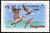 Brown Pelican Pelecanus occidentalis  1984 Overprint U.P.U. CONGRESS on 1982.01 