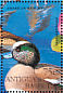 American Wigeon Mareca americana  1995 Ducks of Antigua and Barbuda Sheet