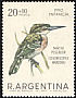 Amazon Kingfisher Chloroceryle amazona  1967 Child welfare, birds 