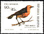 Saffron-cowled Blackbird Xanthopsar flavus  1973 Child welfare, birds 