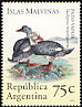 Falkland Steamer Duck Tachyeres brachypterus  1994 Islas Malvinas 4v set