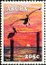 Brown Pelican Pelecanus occidentalis  2005 Sunset 3v set