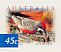 Crimson Chat Epthianura tricolor  2001 Nature of Australia - Desert birds $4.50 booklet, sa, p 11½x11, SNP