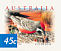 Crimson Chat Epthianura tricolor  2001 Nature of Australia - Desert birds $9 booklet, sa, p 11½x11, SNP