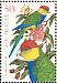 Red-capped Parrot Purpureicephalus spurius  2005 Australian parrots Strip