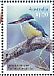Sacred Kingfisher Todiramphus sanctus  2013 Australian birds on stamps Prestige booklet, pane 3