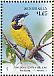 Mangrove Golden Whistler Pachycephala melanura  2013 Australian birds on stamps Prestige booklet, pane 4