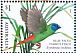 Blue-faced Parrotfinch Erythrura trichroa  2018 2018 Collection, Finches of Australia Sheet