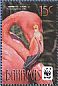 American Flamingo Phoenicopterus ruber  2012 WWF Sheet with 4 sets