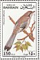 Grey Hypocolius Hypocolius ampelinus  1992 Migratory birds Sheet