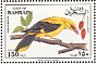 Eurasian Golden Oriole Oriolus oriolus  1992 Migratory birds Sheet