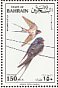 Barn Swallow Hirundo rustica  1992 Migratory birds Sheet