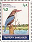 White-throated Kingfisher Halcyon smyrnensis  1983 Birds of Bangladesh Sheet