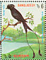 Greater Racket-tailed Drongo Dicrurus paradiseus  1994 Birds Sheet, p 14½