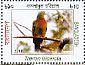 Orange-breasted Green Pigeon Treron bicinctus  2011 Birds of the Sundarbans Sheet