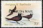 Brown Noddy Anous stolidus  1987 Overprint BARBUDA MAIL on Antigua & B 1987.01 