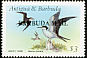 Sooty Tern Onychoprion fuscatus  1987 Overprint BARBUDA MAIL on Antigua & B 1987.01 