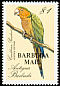 Brown-throated Parakeet Eupsittula pertinax  1988 Overprint BARBUDA MAIL on Antigua & B 1988.01 