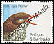 Pearly-eyed Thrasher Margarops fuscatus  1991 Overprint BARBUDA MAIL on Antigua & B 1990.01 