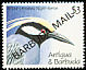 Yellow-crowned Night Heron Nyctanassa violacea  1991 Overprint BARBUDA MAIL on Antigua & B 1990.01 