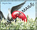 Magnificent Frigatebird Fregata magnificens  1991 Overprint BARBUDA MAIL on Antigua & B 1990.02  MS MS