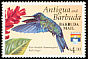 Blue-headed Hummingbird Riccordia bicolor  1993 Overprint BARBUDA MAIL on Antigua & B 1992.01 