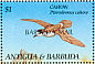 Bermuda Petrel Pterodroma cahow  1993 Overprint BARBUDA MAIL on Antigua & B 1993.01 