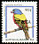 Painted Bunting Passerina ciris  1996 Overprint BARBUDA MAIL on Antigua & B 1995.01 