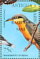 Mangrove Cuckoo Coccyzus minor  1997 Overprint BARBUDA MAIL on Antigua & B 1995.04 Sheet