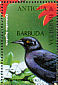 Carib Grackle Quiscalus lugubris  1997 Overprint BARBUDA MAIL on Antigua & B 1995.04 Sheet