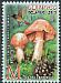 Common Redstart Phoenicurus phoenicurus  2013 Edible mushrooms 4v set