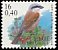 Red-backed Shrike Lanius collurio  2000 Coilstamp Horizontal format