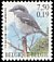 Great Grey Shrike Lanius excubitor  2001 Birds, dual currency 