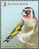European Goldfinch Carduelis carduelis  2021 Tricolor in nature 5v sheet