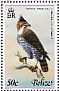 Ornate Hawk-Eagle Spizaetus ornatus  1980 Birds Sheet, red '1980'