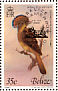 Tropical Royal Flycatcher Onychorhynchus coronatus  1980 Overprint BELIZE ESPAMER... on 1980.01 Sheet