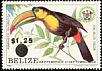 Keel-billed Toucan Ramphastos sulfuratus  1983 Surcharge on 1981.01 