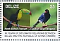 Taiwan Blue Magpie Urocissa caerulea  2019 30 years of diplomatic relations between Belize and China (Taiwan) 2v sheet
