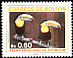 Keel-billed Toucan Ramphastos sulfuratus  1987 Endangered animals 6v set
