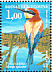 European Bee-eater Merops apiaster  2005 Birds of the Neretva valley Sheet