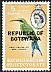 Swallow-tailed Bee-eater Merops hirundineus  1966 Overprint REPUBLIC OF BOTSWANA on Bechuanaland 1961.01 