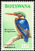 Malachite Kingfisher Corythornis cristatus  1967 Birds 