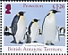 Emperor Penguin Aptenodytes forsteri  2019 Anniversary of the discovery of Antarctica 3v set