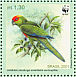 Golden-capped Parakeet Aratinga auricapillus  2001 WWF Sheet