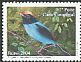Blue Manakin Chiroxiphia caudata  2004 Greeting stamp 