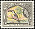 Channel-billed Toucan Ramphastos vitellinus  1954 Definitives, Elizabeth II 